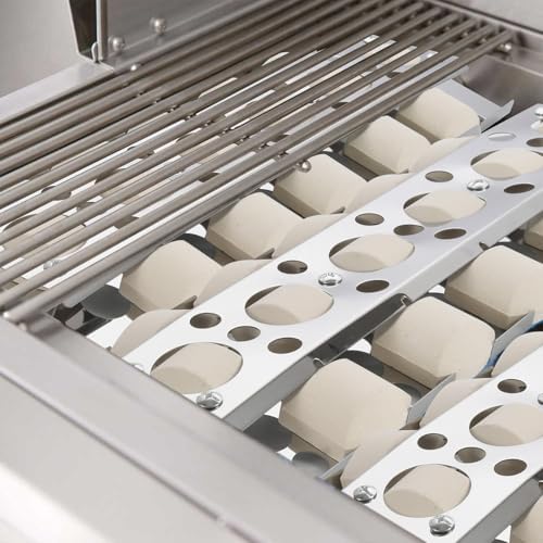 GasSaf 16" Briquettes Tray for Summerset Sizzler 26" 32" 40" Grill, Parts for RCS Premier RJC009P RJC32A RJC26A RJC40A RJC32AL RJC40AL Grill Briquettes Heat Plates, 4 Packs 16 x 6.5 Sizzler Plates - Image 5