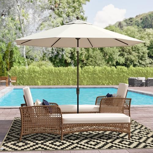 SAND MINE Reversible Mats, Plastic Straw Rug, Modern Area Rug, Large Floor Mat and Rug for Outdoors, RV, Patio, Backyard, Deck, Picnic, Beach, Trailer, Camping (3' x 5', Black & Beige Lattice) - Image 7