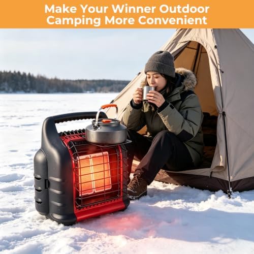 Heater Bracket, Compatible with Mr. Heater Buddy MH9BX, MH12HB, MH18B, Cooker Plate Grill Attachment Portable Cooking Grate, Multi-Purpose Holder for Outdoor - Image 6
