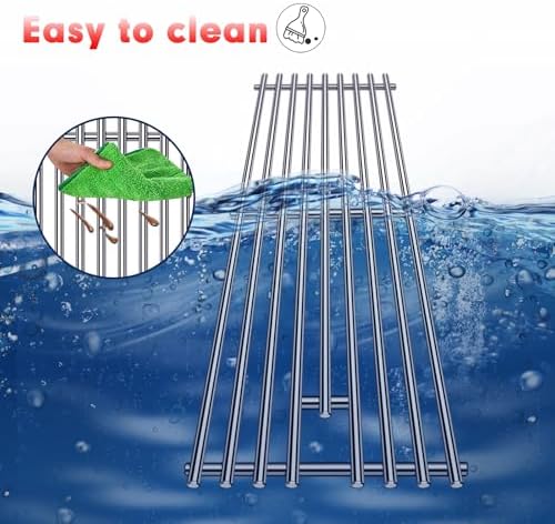 16GA Grill Heat Plates 9MM 16517 Grill Grates for 16631 16520 Bull Grill Replacement Parts, BBQ Bull Angus 4 Burner 47628 47629, Bull Outlaw 26038 26039, Steer Premium 69008, Lonestar 87049 - Image 5