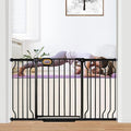 owlie 29 to 57 Inch Wide Baby Gate with Door for Stairs Doorways by owlieextrawidebabygate