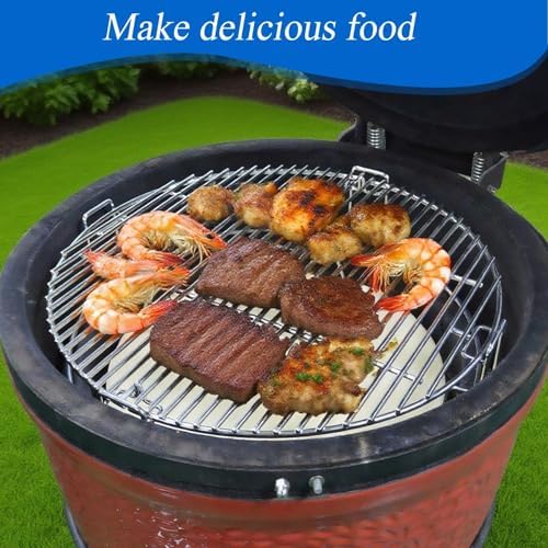 S2C (1-Pack) Cooking Grate System Grilling Accessory for 18" Kamado Joe Classic, Large Big Green Egg, Coyote The Asado Cooker, Pit Boss and Other kamado Grill - Image 2
