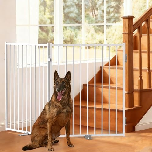 No Pawblems Freestanding Dog Gate with Door for Indoor & Outdoor, 36'' Tall by NoPawblems