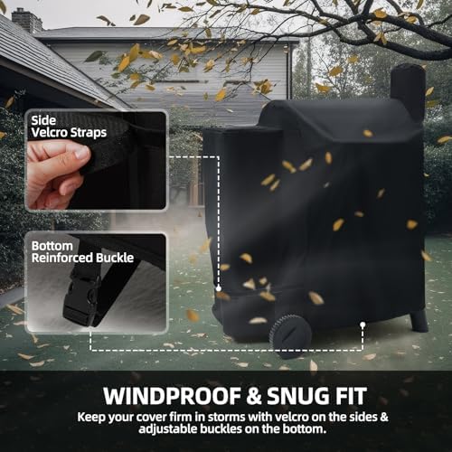 Pellet Grill Cover for Traeger Pro 22 & 575 Smoker, Waterproof, Cover Only - Image 5