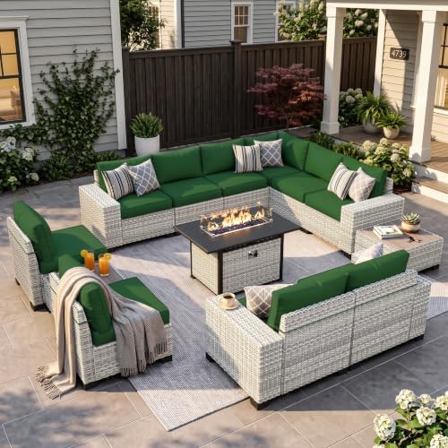 Outdoor Patio Furniture Set PE Wicker Rattan Outdoor Sectional Sofa by MuphyersPatioFurniture