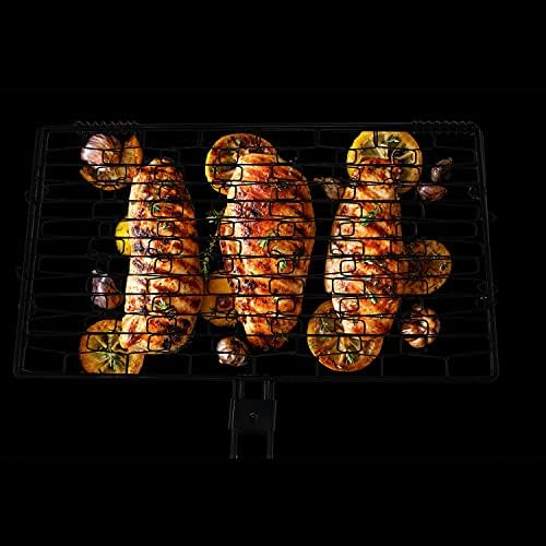 Norpro Nonstick Flexible Grilling Basket with Folding Wood Handle - Image 4