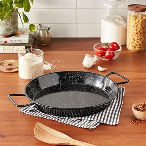 Garcima 12-Inch Enameled Steel Paella Pan, 30cm - Image 6
