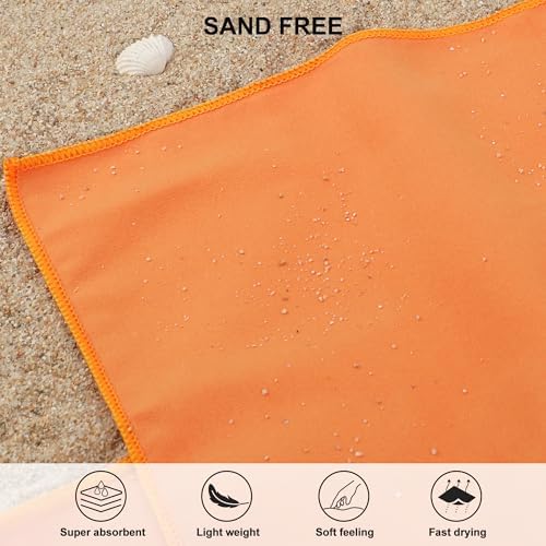 Rainleaf Microfiber Towel Quick Dry Camping & Travel & Gym Towel. Compact - Image 5