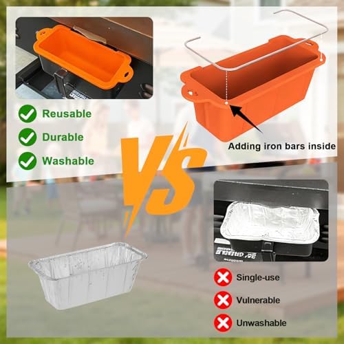Full-Edge 28"XL 3-Piece Silicone Griddle Protection Kit - Image 4