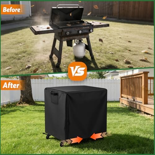 Outdoor Griddle Cover for Traeger Grills Flatrock - 43"L×28"W×39"H - Image 6