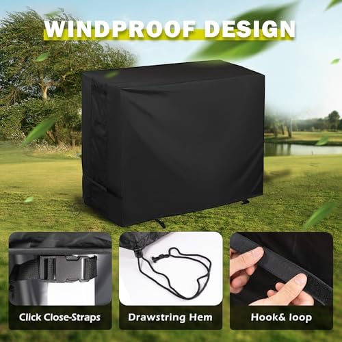 Grill Cover for Blackstone 2206 Original 28in Griddle, Flat Top Griddle Cover for Blackstone 28 Inch Grill with One Shelf - Image 5