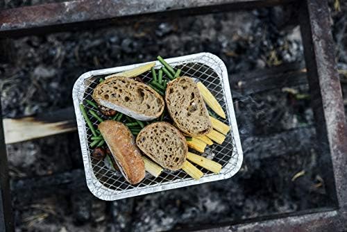 Disposable Charcoal Grill Ideal for Camping and Tailgate Parties -Pack of 2 Portable, Easy To Light, and Convenient charcoal grill Lasts 1.5 hours Grill Anytime, Anywhere - Image 3