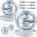 Disco Party Decorations - Disco Party Plates and Napkins for Kids Birthday Party, Serves 40 Guests by BonBeeDesign