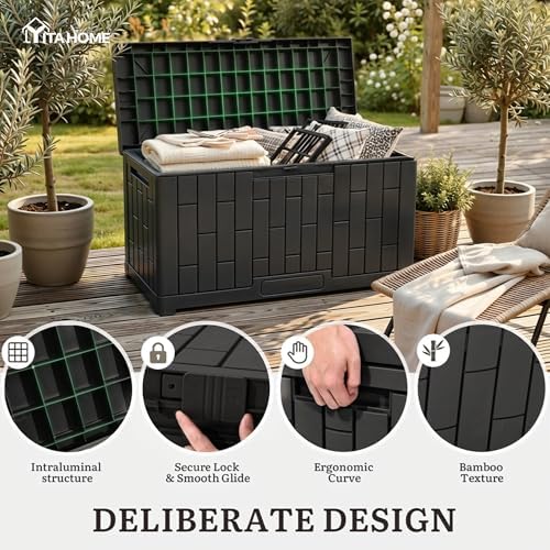 YITAHOME 60 Gallon Outdoor Storage Box - Image 3