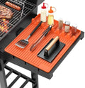 Silicone Grill Mat for Blackstone Griddle Accessories, 8-Slot Tool Mat by Uozuke