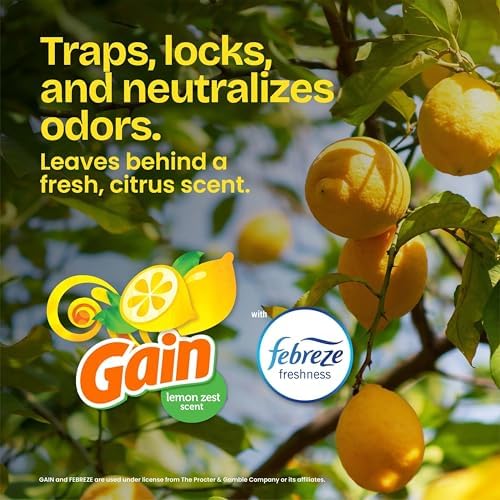 Glad ForceFlex Tall Kitchen Trash Bags, 13 Gallon, Gain Lemon Zest, 110 Count (Package May Vary) - Image 3