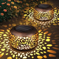 Solar Lanterns Outdoor Waterproof: 2 Pack Red Copper Garden Table Decor by NFEVER