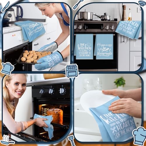 Sratte 6 Pcs Kitchen Decor Accessories Set, Kitchen, Light Blue - Image 6