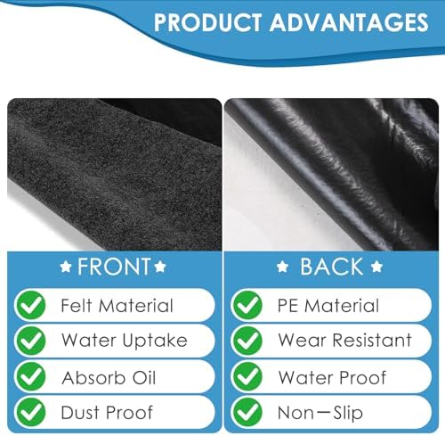 36"58"inches under grill mats for outdoor grill,BBQ Grilling Gear Waterproof, oil-resistant, deck protector, reusable, fire pit, fireplace,easy to clean,barbecue grill mat - Image 6