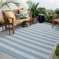 OJIA Striped Area Rug 5'x7' Outdoor Rug, Washable Patio Rugs Camping Rug by OJIA