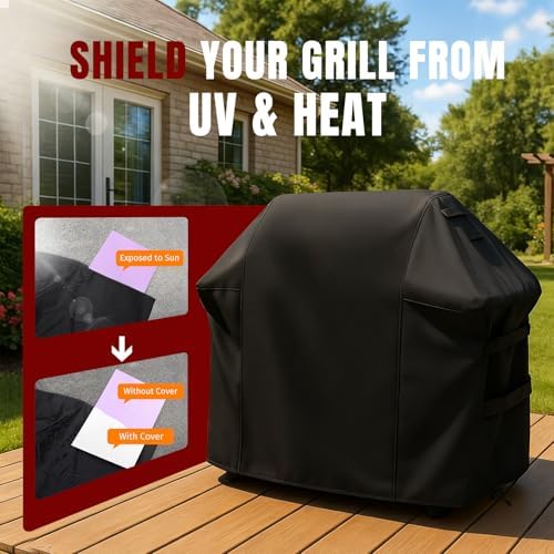 SHINESTAR 48in Grill Cover for Weber Spirit,600D Oxford Fabric - Image 5