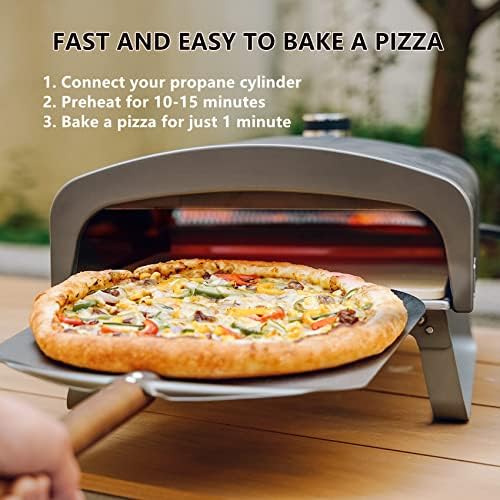 Outdoor Pizza Oven, Portable Gas Pizza Oven, PS100 - Image 5