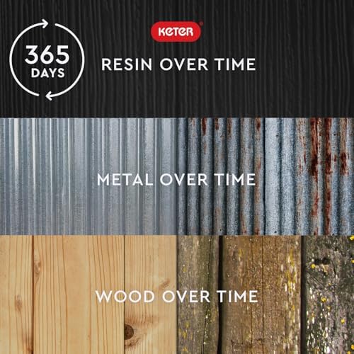 Keter Store-It-Out Prime 4.3 x 3.7 ft. Outdoor Resin Storage Shed with Easy Lift Hinges, Perfect for Yard Tools, Pool Floats and Garden Accessories, Black - Image 7