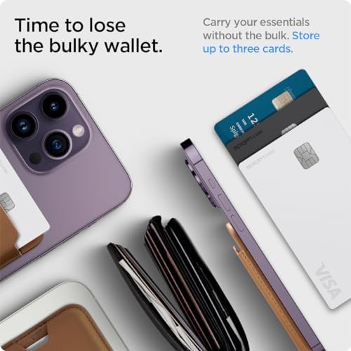 Spigen for MagSafe Wallet, Holds 3 Cards, Strong Magnet, Valentinus MagFit - Image 5
