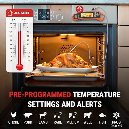 TempPro TempSwift 2 Probes Meat Thermometer Digital with 2 Display Channels - Image 4
