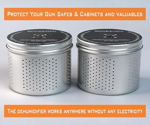 Gun Safe Dehumidifier, Silica Gel Desiccant Canister(3 Units) - Image 5