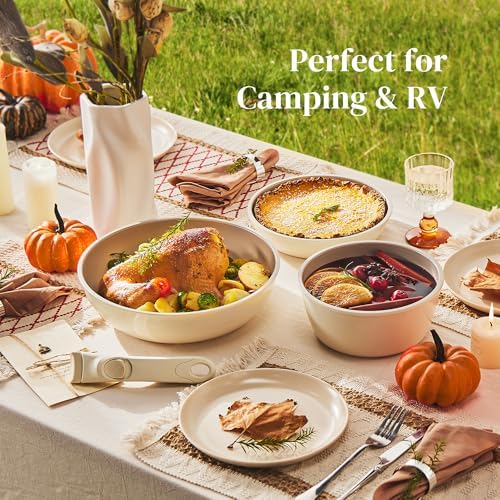 Redchef Ceramic Pots and Pans Set Non Stick, Detachable Cookware Set 5 Pcs - Image 3