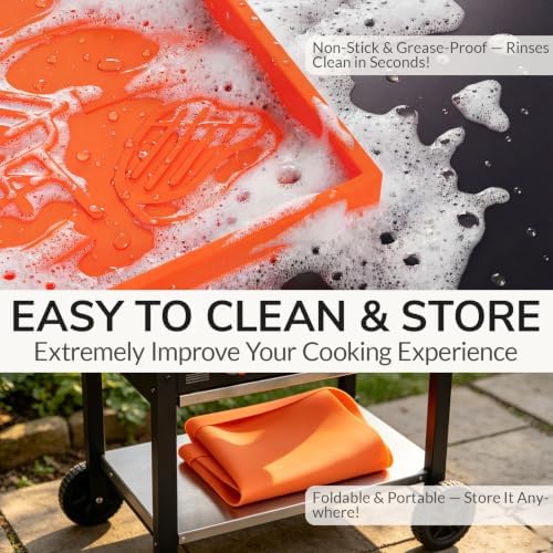 Silicone Griddle Mat for Blackstone 22 Inch, Full-Edge Protective Cover - Image 7