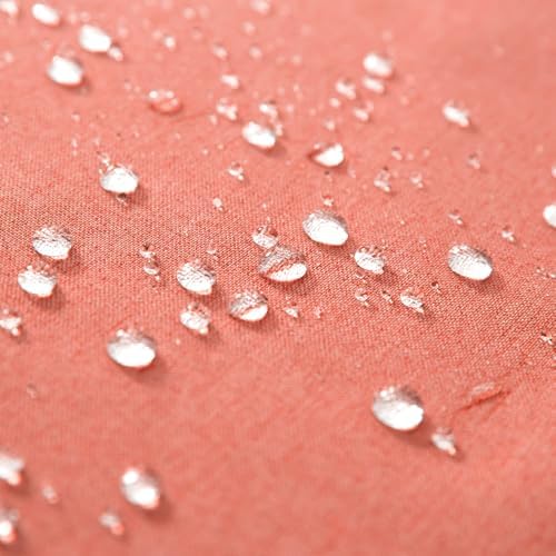 MIULEE Decorative Outdoor Pillow Covers Lumbar Waterproof 12x20 Blush Pink - Image 2