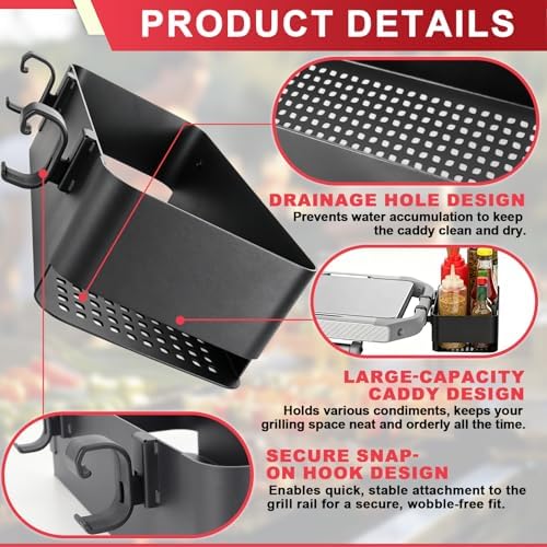 Grill Storage Organizer Kit for Weber 2025 Spirit Series & Slate Griddles - Image 5