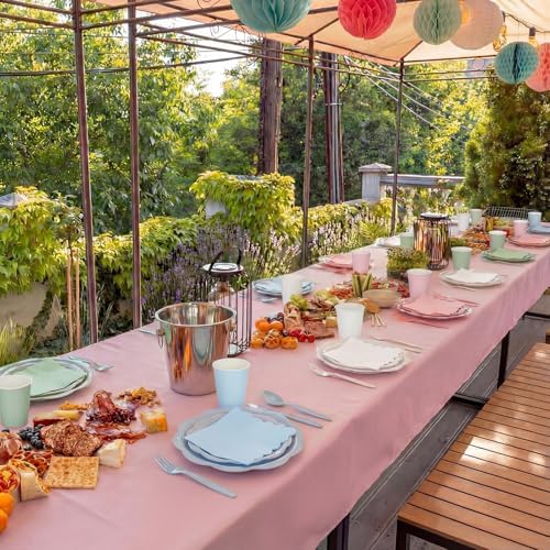Havawish 340 Pcs Pastel Sweet Style Gingham Party Supplies - Image 6