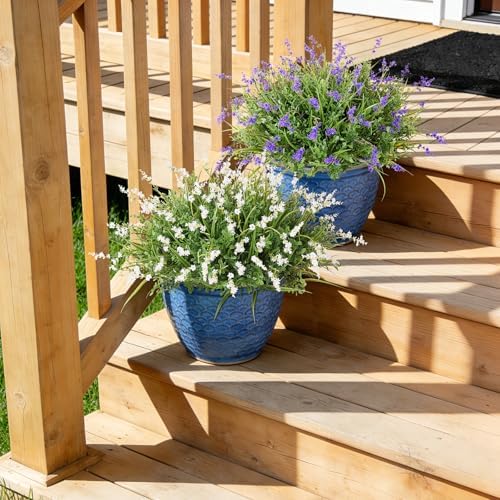 Hrobek Outdoor Faux Plants UV Resistant Fake Greenery for Outside Planter - Image 3