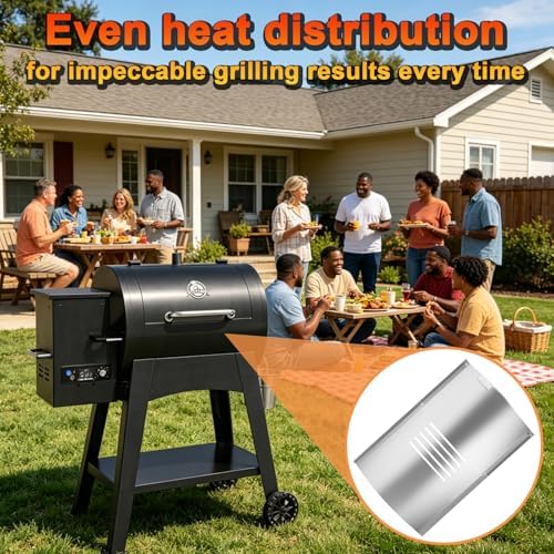Flame Broiler Slide Cover & Bottom Kit for Pit Boss Parts Replacement 700 SER Pellet Grills PB700FBW2 PB700S PB700SC PB700D PB700FB PB700FBW1 PB700R1 Pit Boss 700 Classic Accessories Stainsteel Steel - Image 2