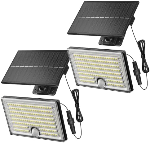 Mini Solar Outdoor Lights, 170 LED Solar Lights with 16.5 ft Cable by ONLYWIN