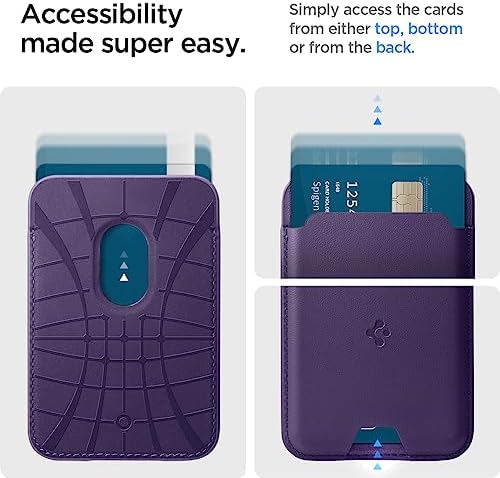 Spigen for MagSafe Wallet, Holds 2 Cards, Strong Magnet, Valentinus MagFit - Image 7