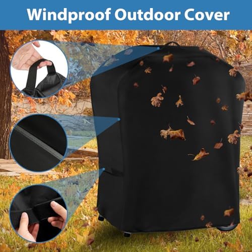 Cover for Charbroil Bistro Pro Electric Grill & Griddle with Handle, Straps - Image 3