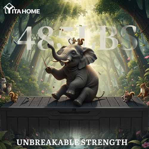 YITAHOME 100 Gallon Resin Deck Box - Image 6