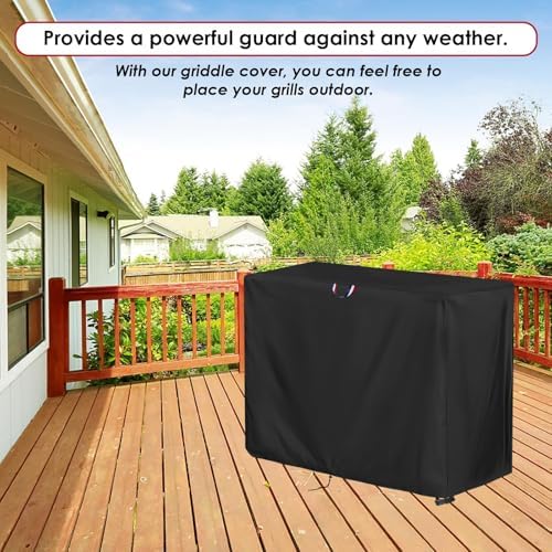 57 Inch Grill Cover for Royal-Gourme-t GB6000 Propane Gas Griddle - Image 5
