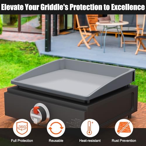 Silicone Griddle Mat Cover for Blackstone - 17 Inch True All-Encompassing Coverage Heavy Duty Food Grade Grill Buddy Mat, All Season Cooking Surface Protective Cover - Image 4