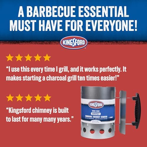 Kingsford Compact Charcoal Chimney Starter for Grills and BBQs - Image 5