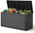 KAMABOKO 80 Gallon Outdoor Storage Box Waterproof Deck Box for Patio by KAMABOKO