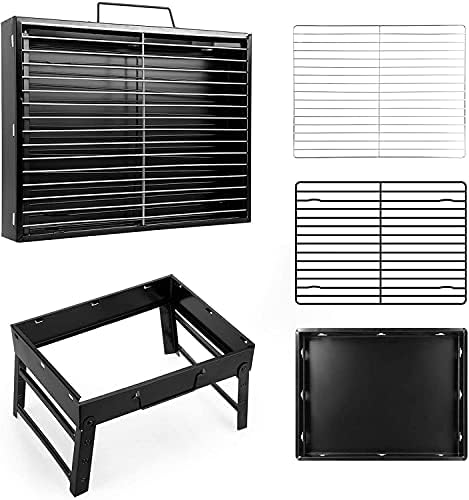 Folding Portable Barbecue Charcoal Grill - Image 5