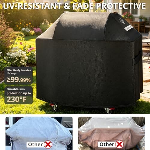 63" Grill Cover for Weber Genesis 300 or II 300 Series,1000D Heavy Duty - Image 3