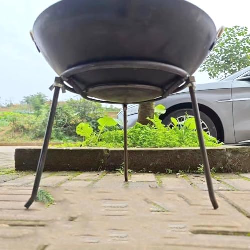 Campfire Tripod,Camping Pans Open Fire Tripod Campfire Camping Backyards Patios Pot Stand Camping Tripod for Cooking - Image 3