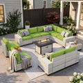 Outdoor Patio Furniture Set PE Wicker Rattan Outdoor Sectional Sofa by MuphyersPatioFurniture