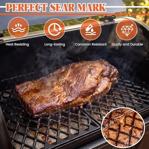 Grill Grate for Traeger Woodridge Pro Cast Iron Cooking Grid Woodridge Elite Replacement Parts Wood Pellet Smoker KIT0976 - Image 3